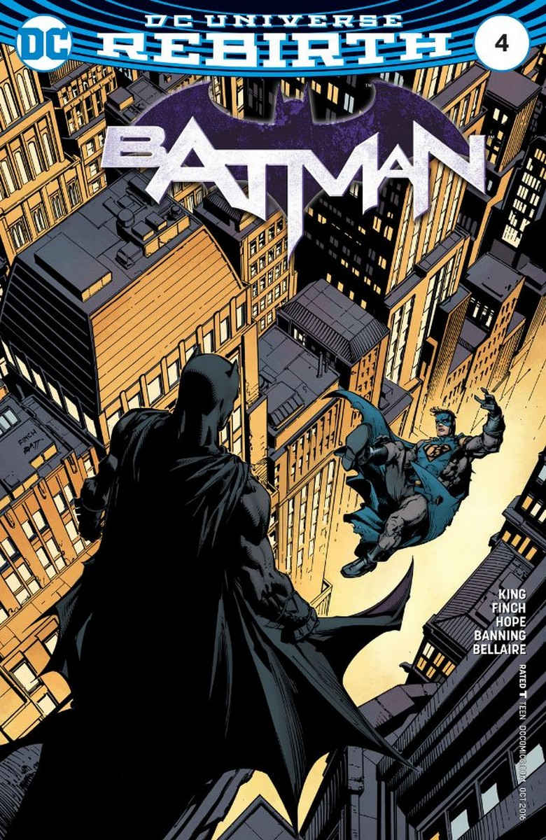 Batman #4, copertina di David Finch