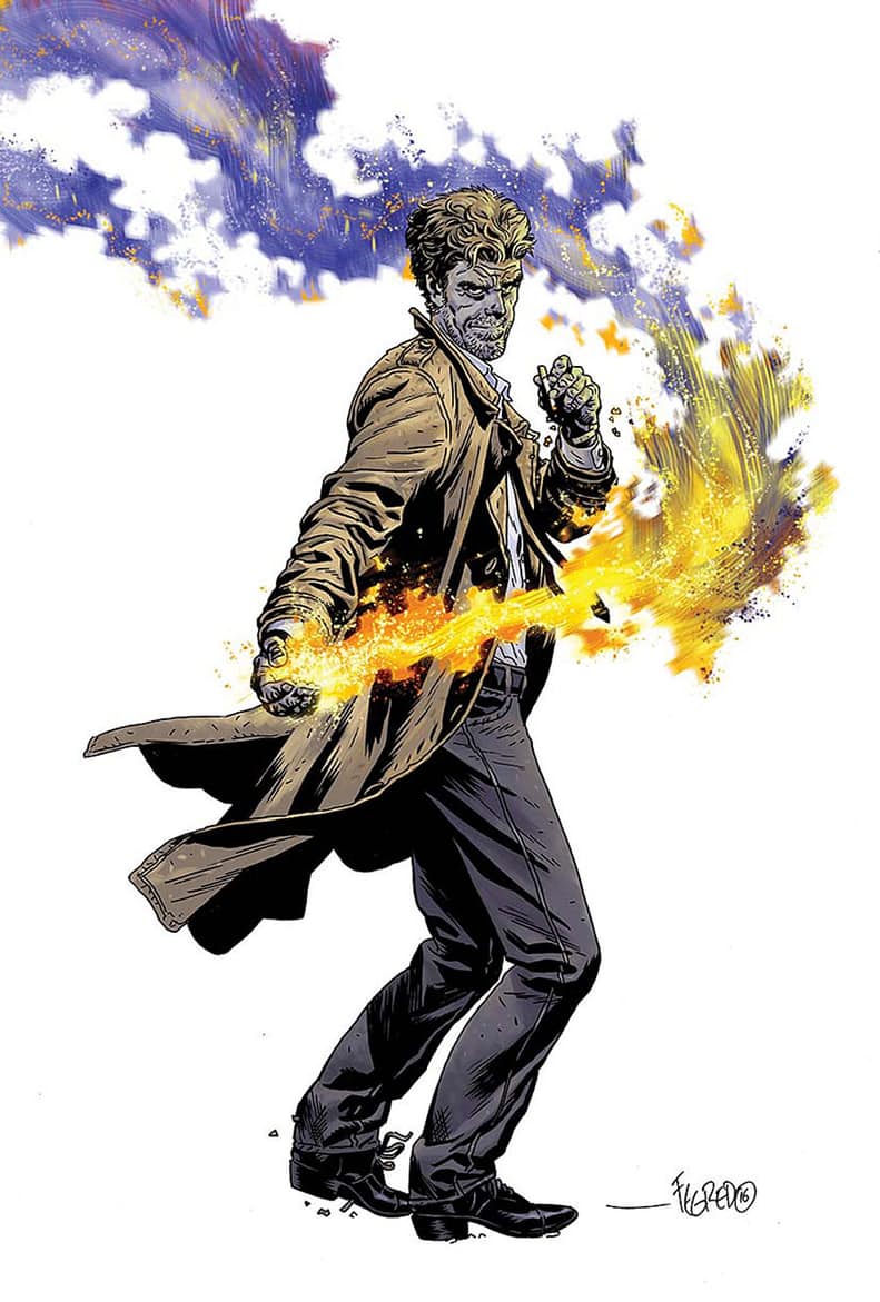 The Hellblazer: Rebirth #1, copertina variant di Duncan Fegredo