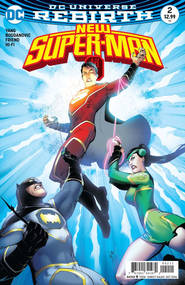 New Super-Man #2, copertina di Viktor Bogdanovic