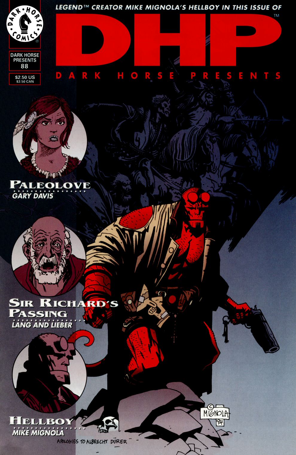 Dark Horse Presents #88, copertina di Mike Mignola