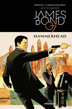 James Bond #1: Hammerhead #2, copertina di Francesco Francavilla