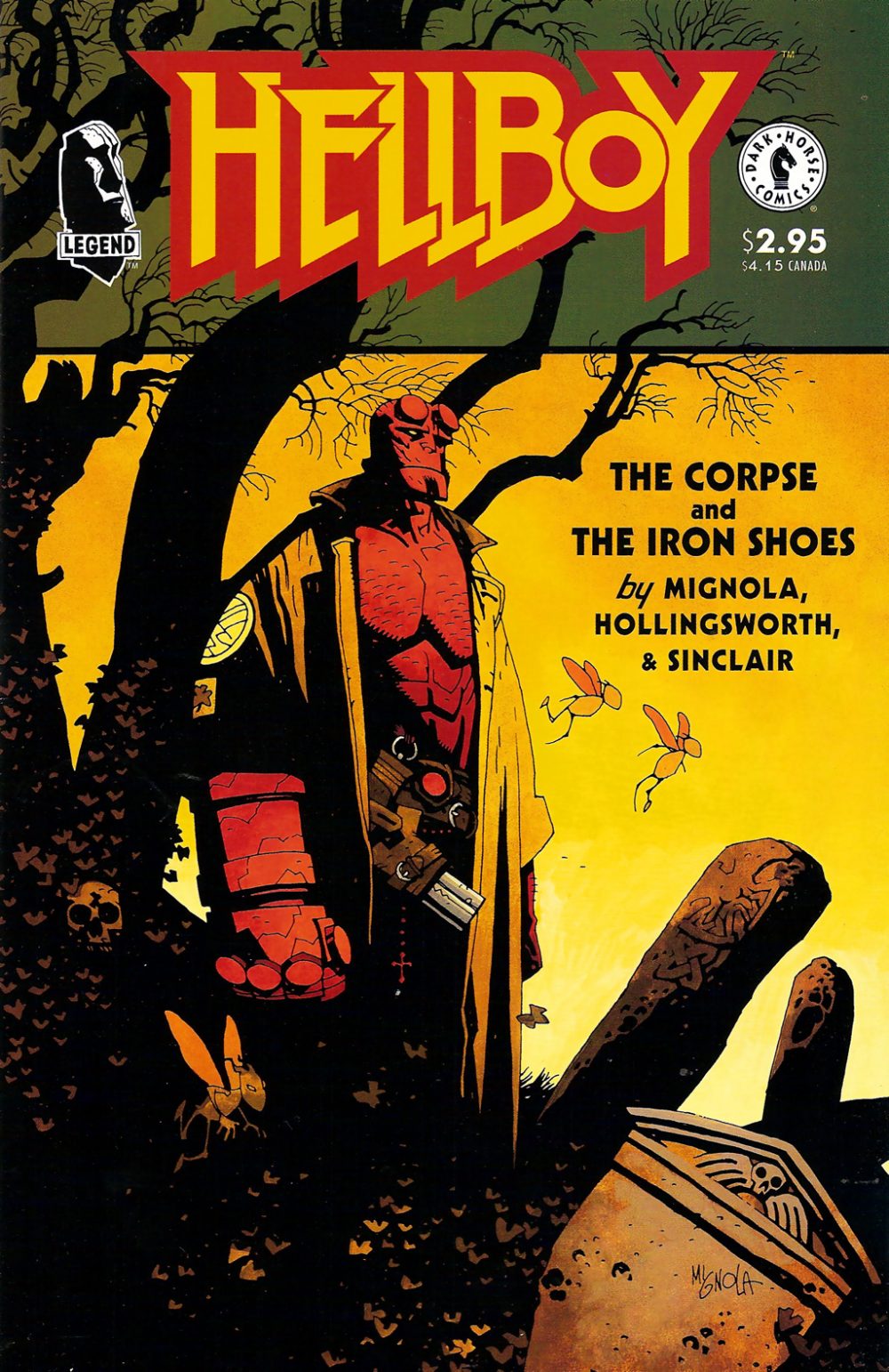 Hellboy: The Corpse, copertina di Mike Mignola