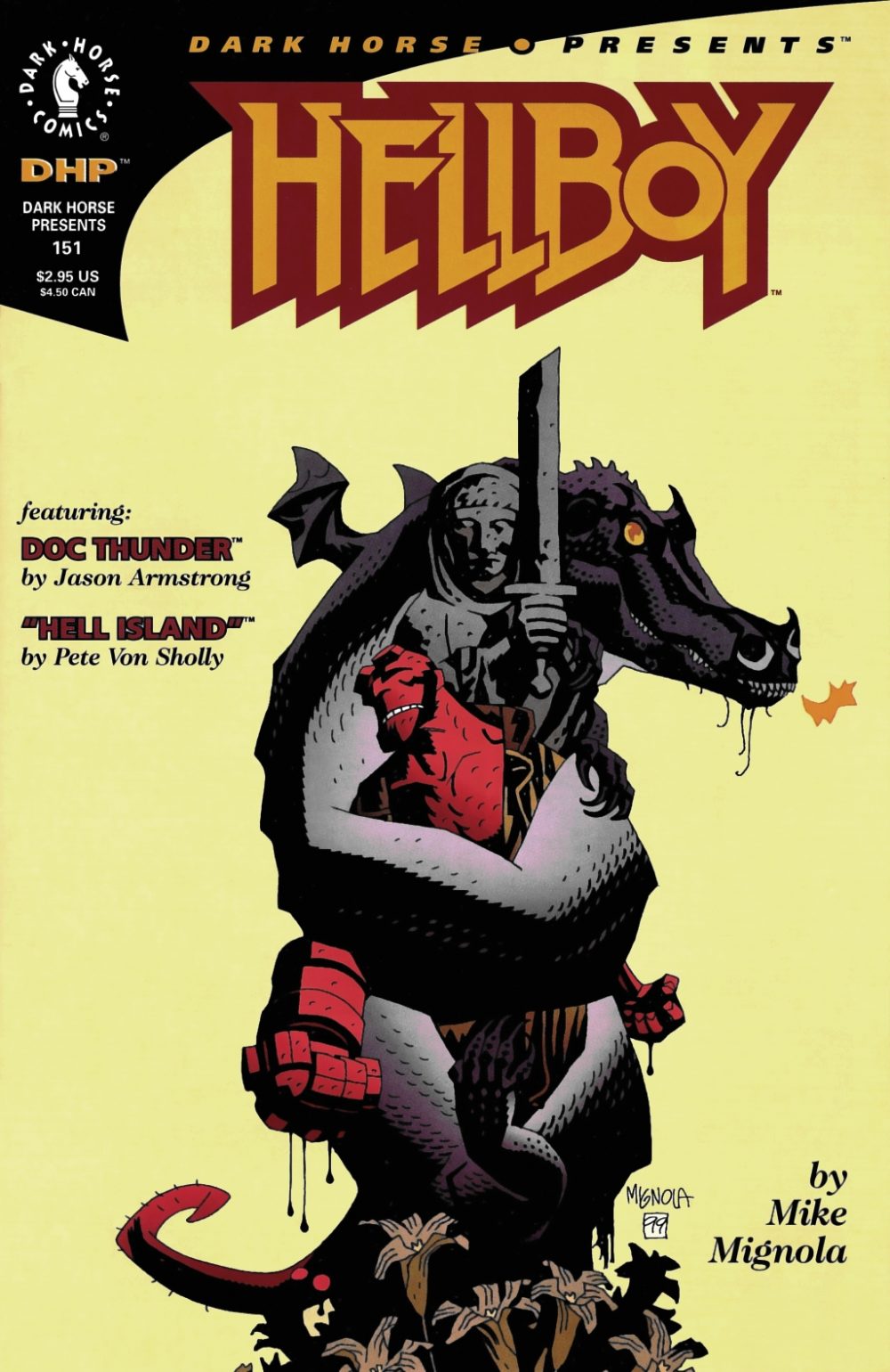 Dark Horse Presents #151, copertina di Mike Mignola