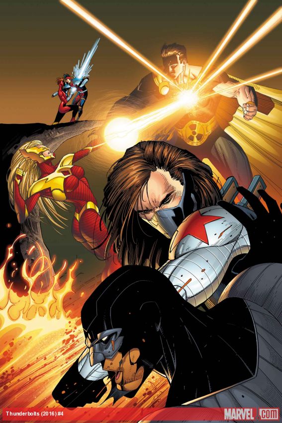 Thunderbolts #4, copertina di Jon Malin