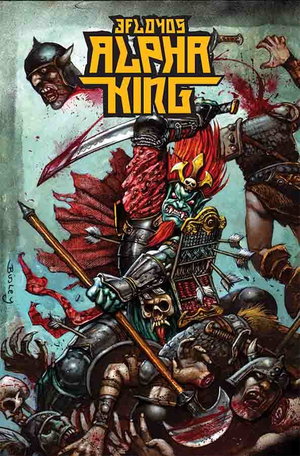 Alpha King #1, copertina di Simon Bisley