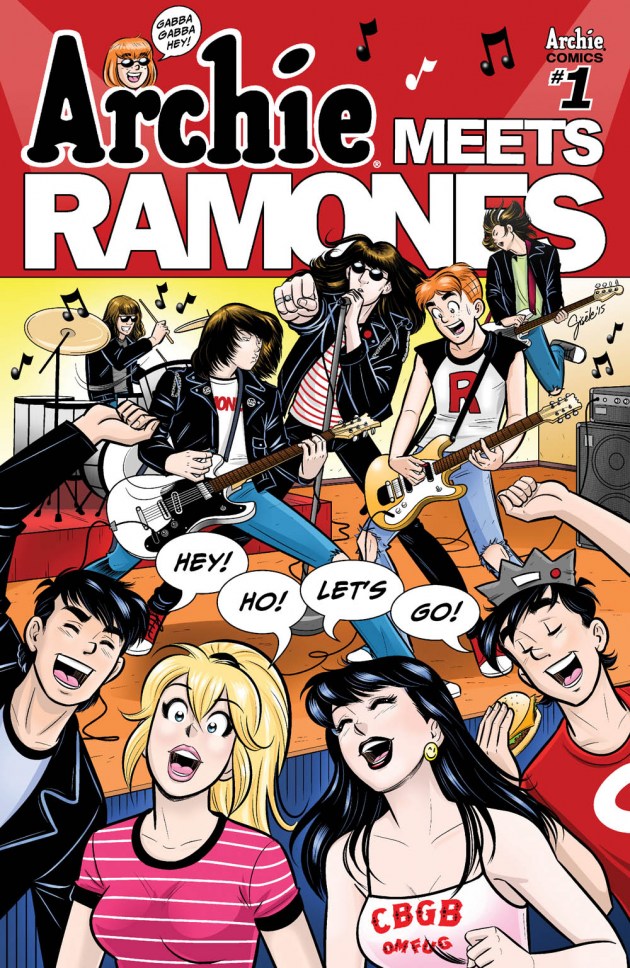 Archie meets Ramones #1, copertina di Gisele Lagace