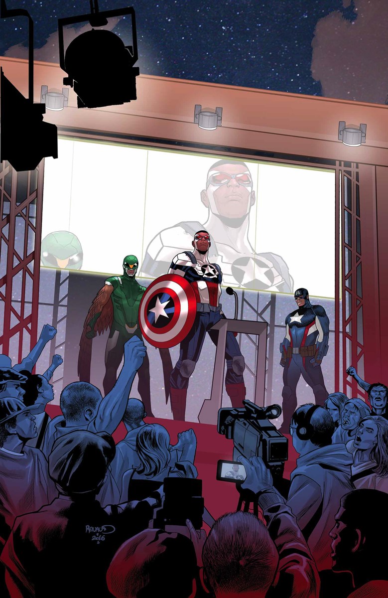 Captain America: Sam Wilson #14, variant cover di Paul Renaud