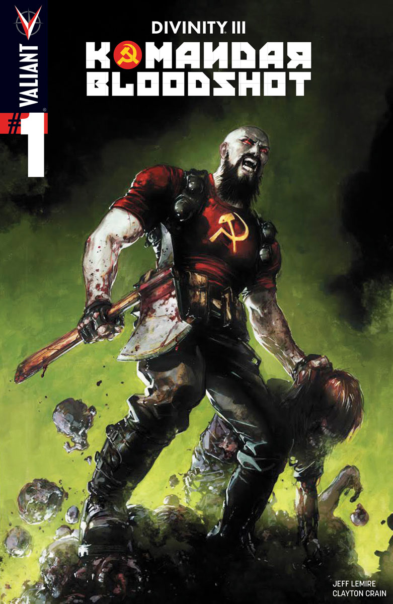 Divinity III: Komandar Bloodshot, copertina di Clayton Crain 