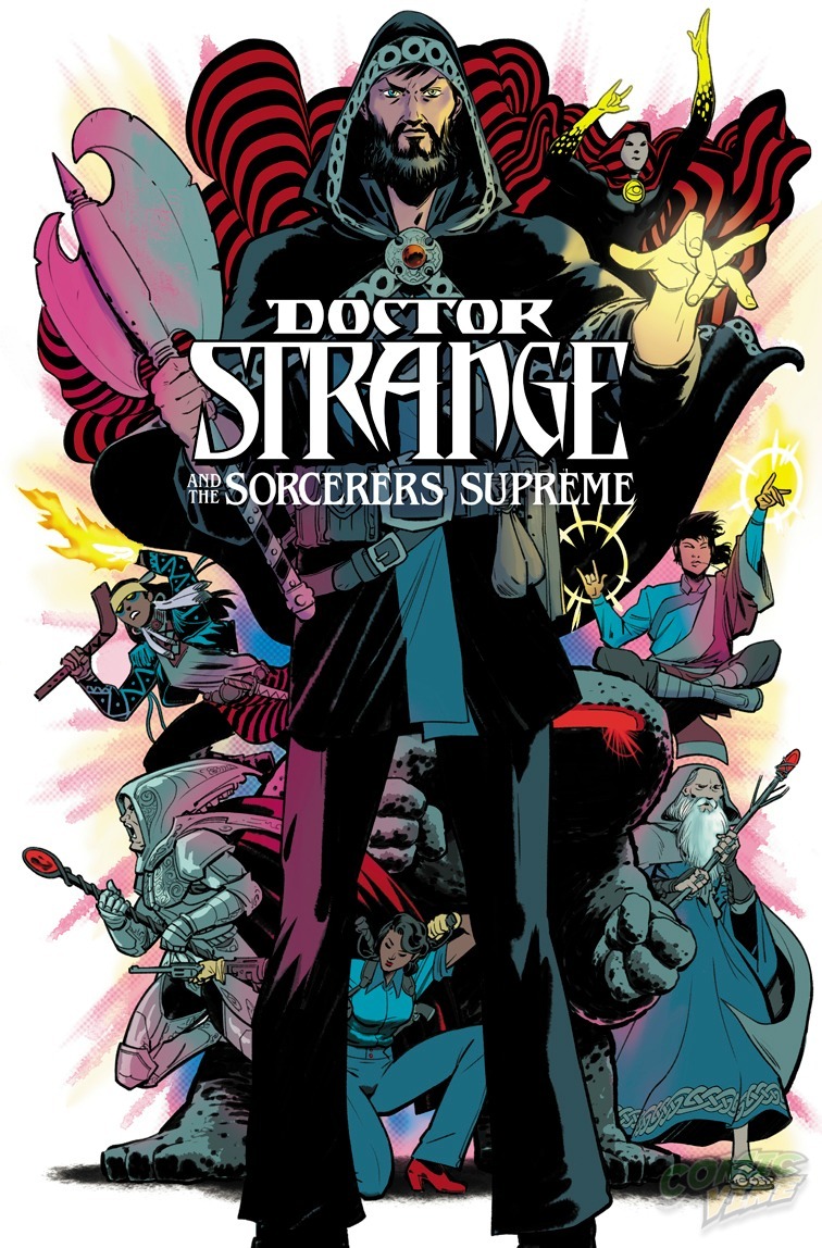 Doctor Strange and the Sorcerers Supreme #1, variant cover di Javier Rodriguez