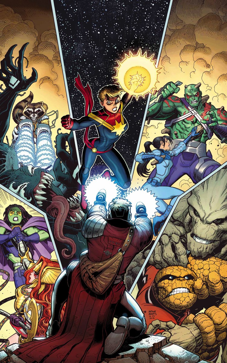 Guardians of the Galaxy #13, copertina di Arthur Adams