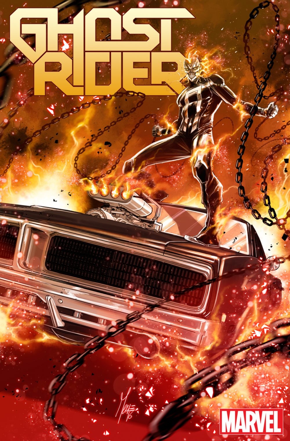 Ghost Rider #1, copertina di Marco Checchetto