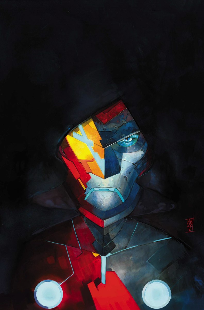 Infamous Iron Man #1, copertina di Alex Maleev