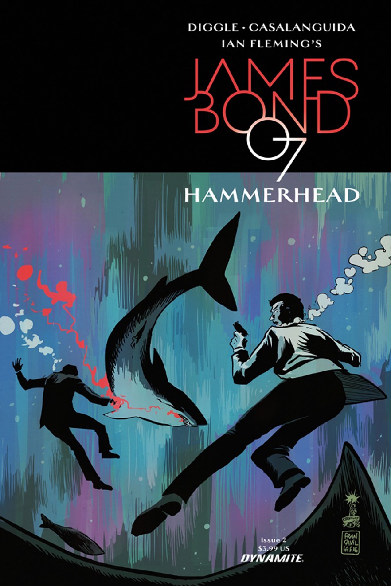 James Bond: Hammerhead #2, copertina di Francesco Francavilla