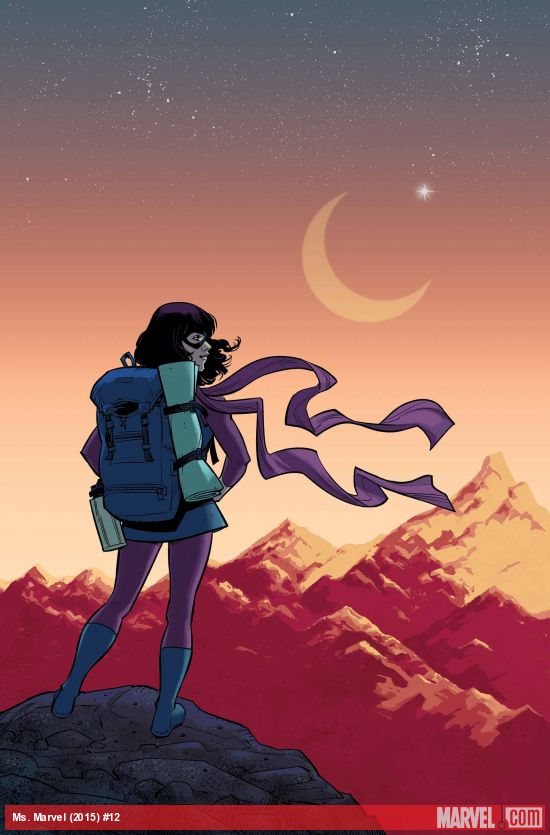 Ms. Marvel #12, copertina di Cameron Stewart