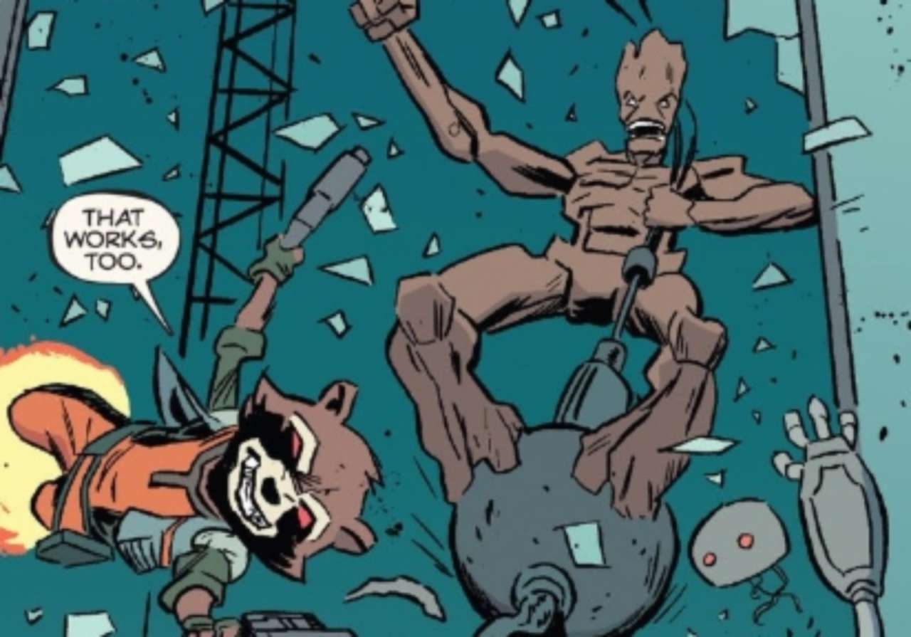 Rocket Raccoon and Groot #7