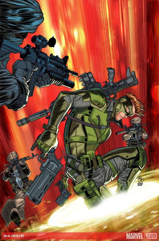 Solo #1, copertina di Rob Liefeld