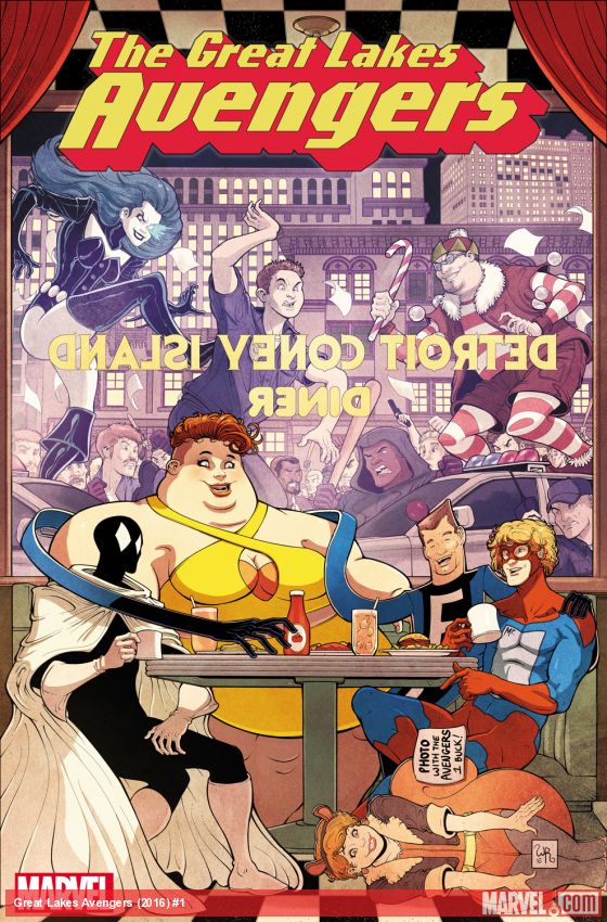 The Great Lakes Avengers #1, copertina di Will Robson