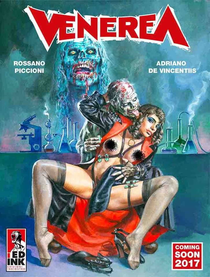 Venerea 0, copertina di Emanuele Taglietti