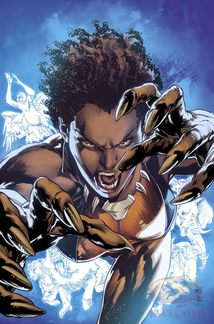 Justice League of America: Vixen #1, copertina di Ivan Reis