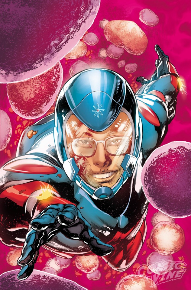 Justice League of America: The Atom #1, copertina di Ivan Reis