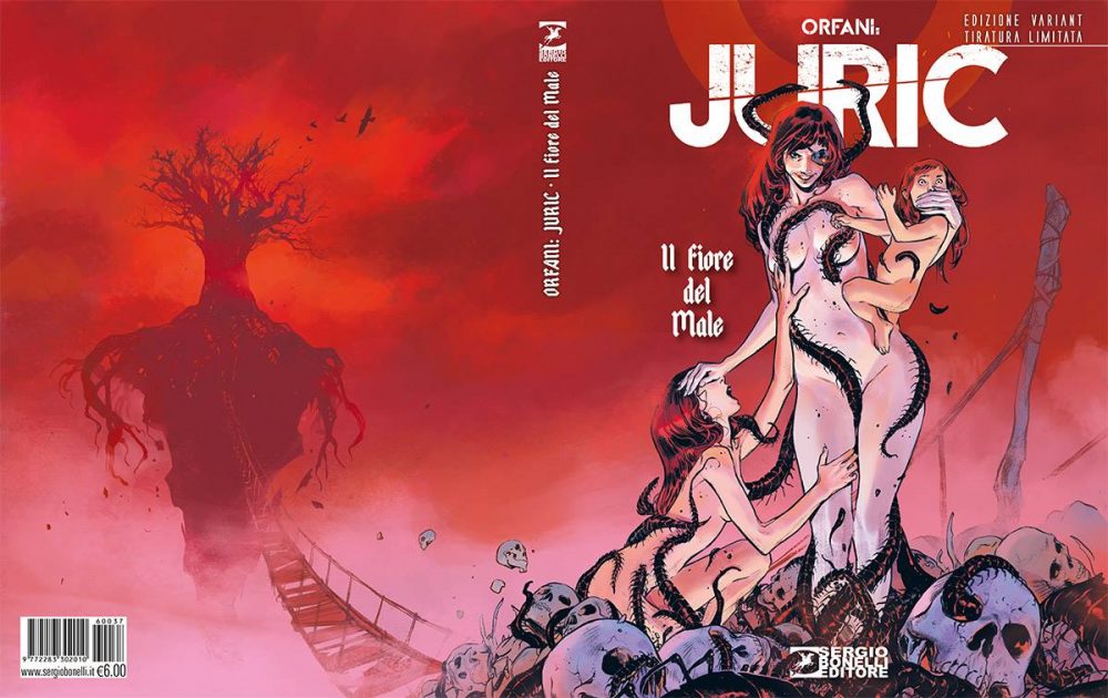 Orfani – Juric 1: Il fiore del male, copertina variant di Sara Pichelli e Giovanna Niro