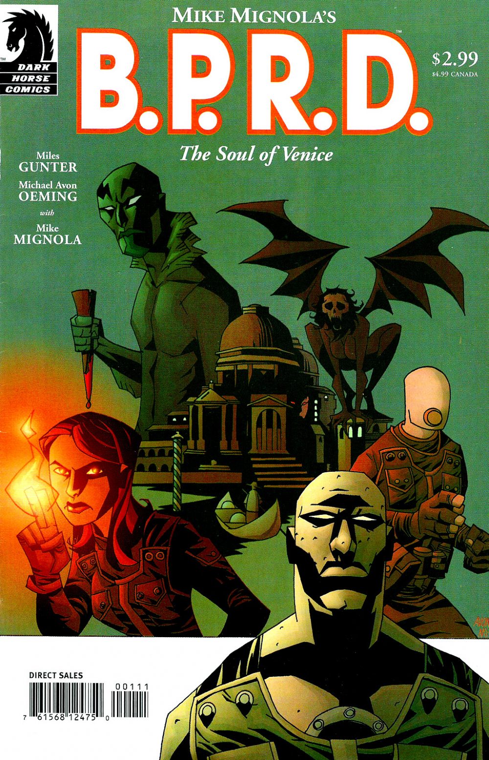 B.P.R.D.: The Soul of Venice, copertina di Michael Avon Oeming