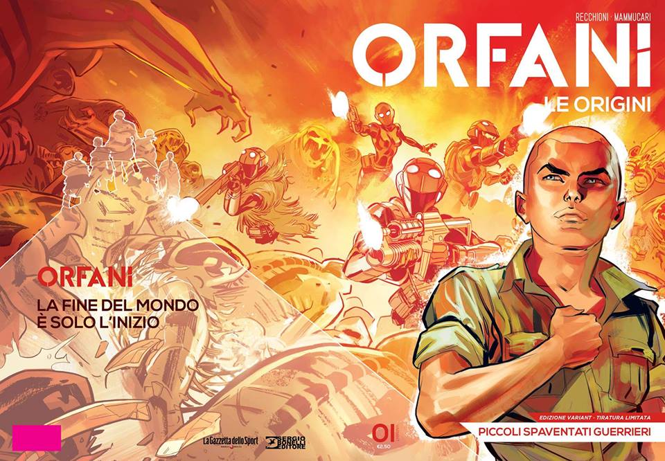 Orfani: Le origini 1, copertina variant di Emiliano Mammucari