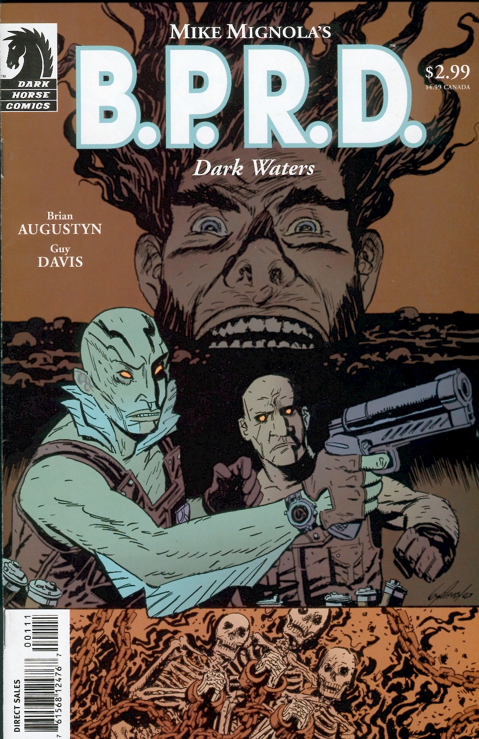 B.P.R.D.: Dark Waters, copertina di Guy Davis