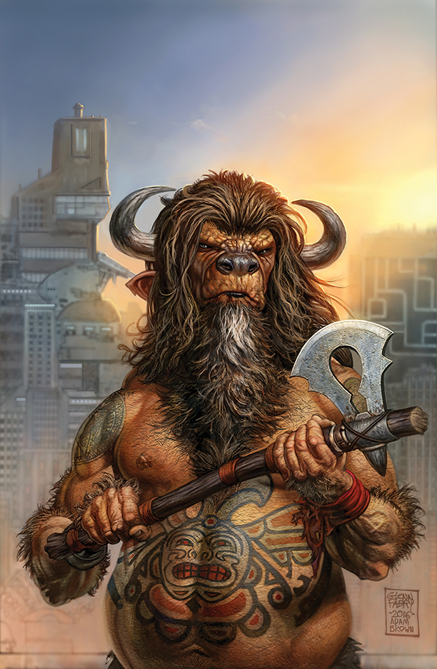 American Gods: Shadows #1, copertina di Glenn Fabry