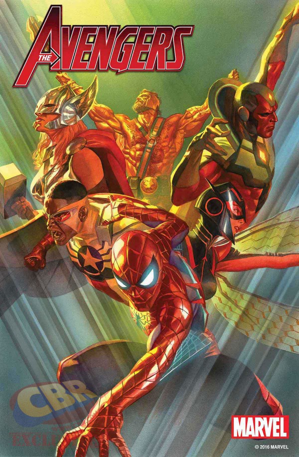 Avengers #1. copertina di Mike Del Mundo