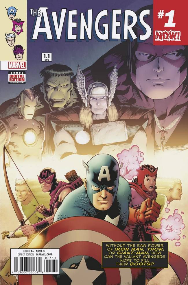 Avengers #1.1, copertina di Barry Kitson