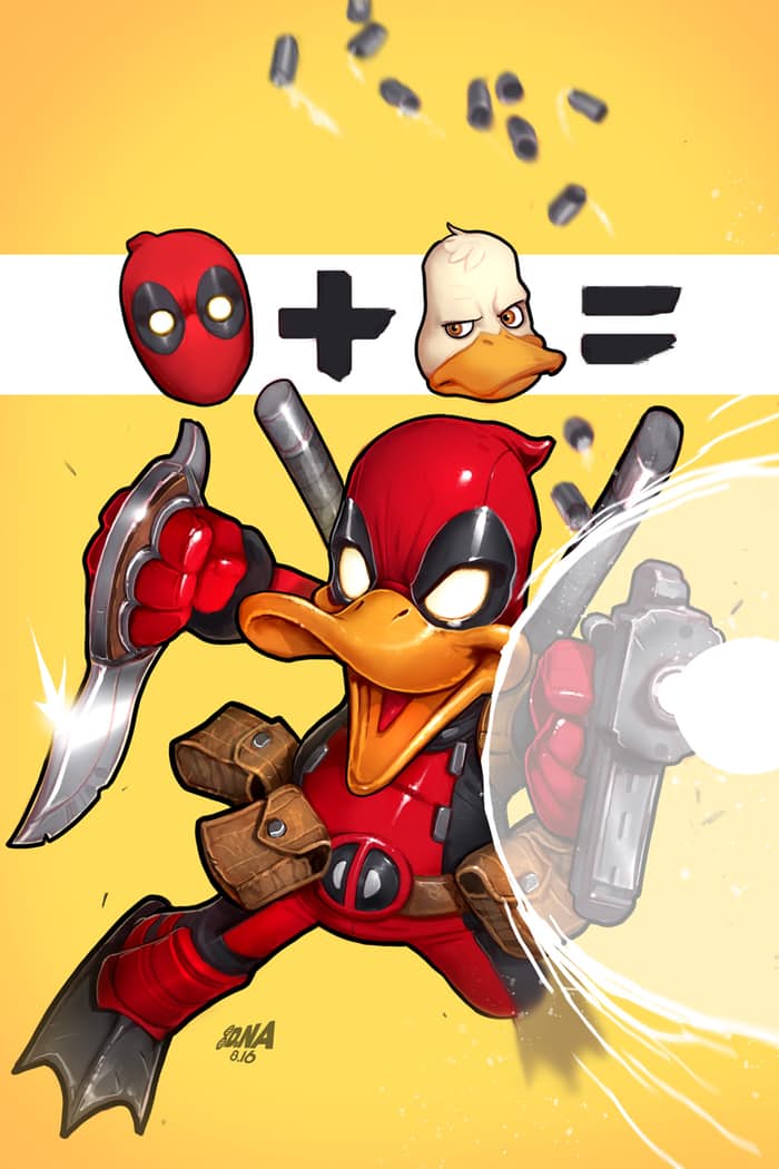 Deadpool the Duck #1, copertina di David Nakayama