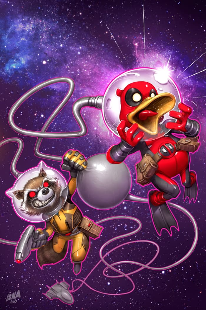 Deadpool the Duck #1, variant cover di David Nakayama