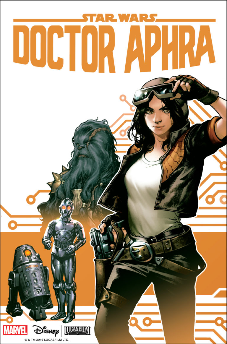 Doctor Aphra #1, copertina di Kamome Shirahama