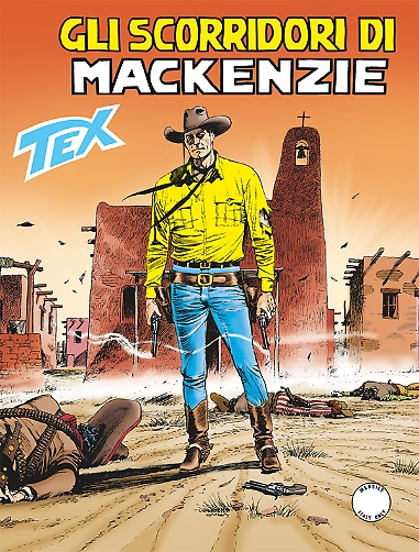 Tex 670: Gli Scorridori di Mackenzie, copertina di Claudio Villa