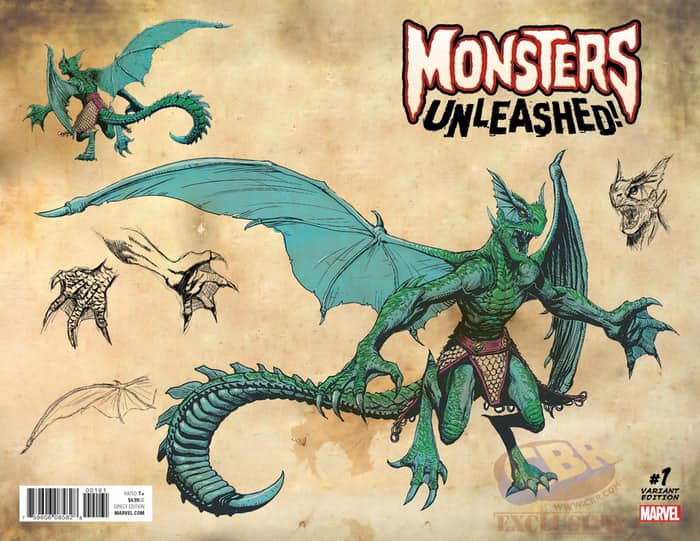 Monsters Unleashed, variant cover di Steve McNiven