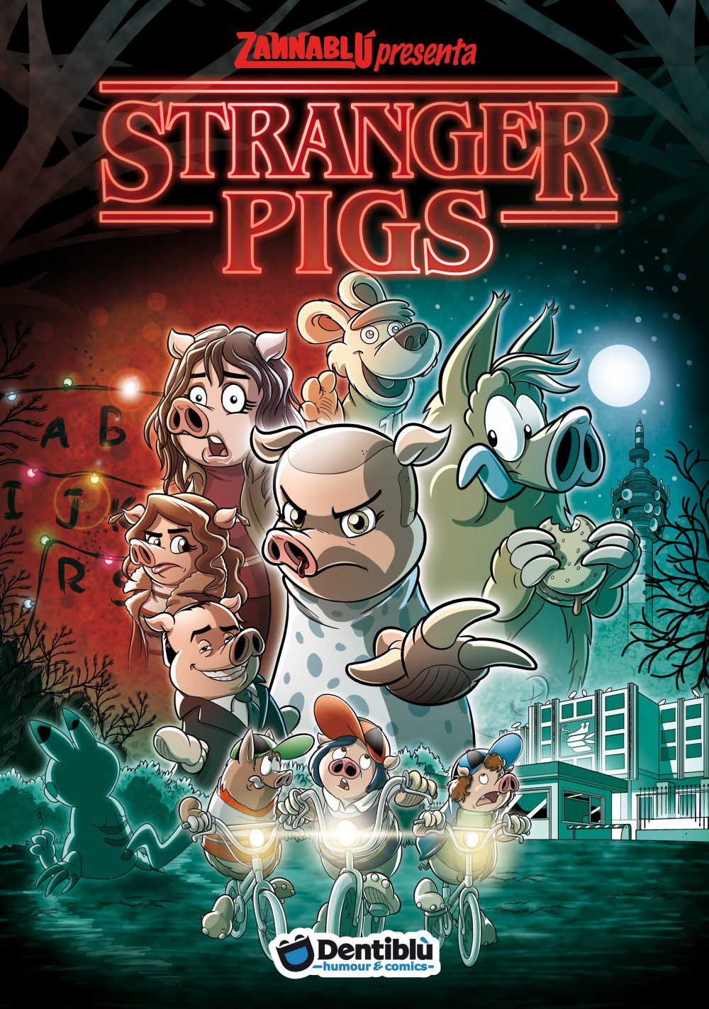 Stranger Pigs, copertina di Stefano Bonfanti e Barbara Barbieri