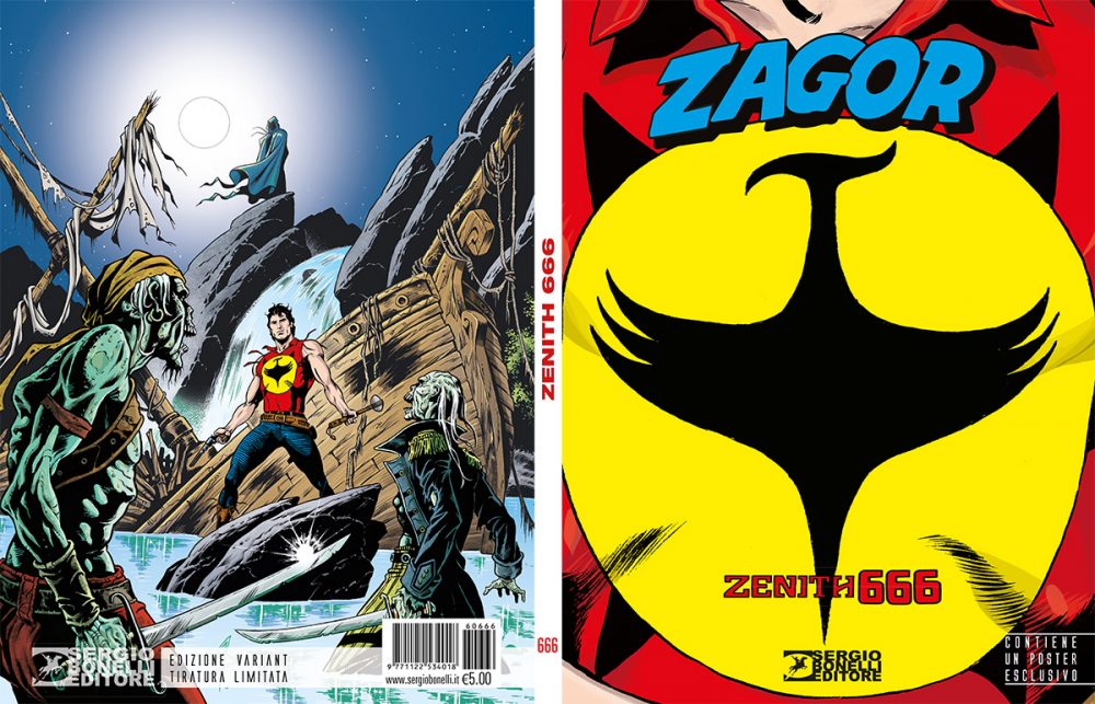 Zagor 615: Zenith 666, copertina variant di Alessandro Piccinelli