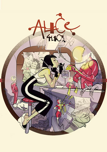 Alice, copertina di Pasquale Ferry