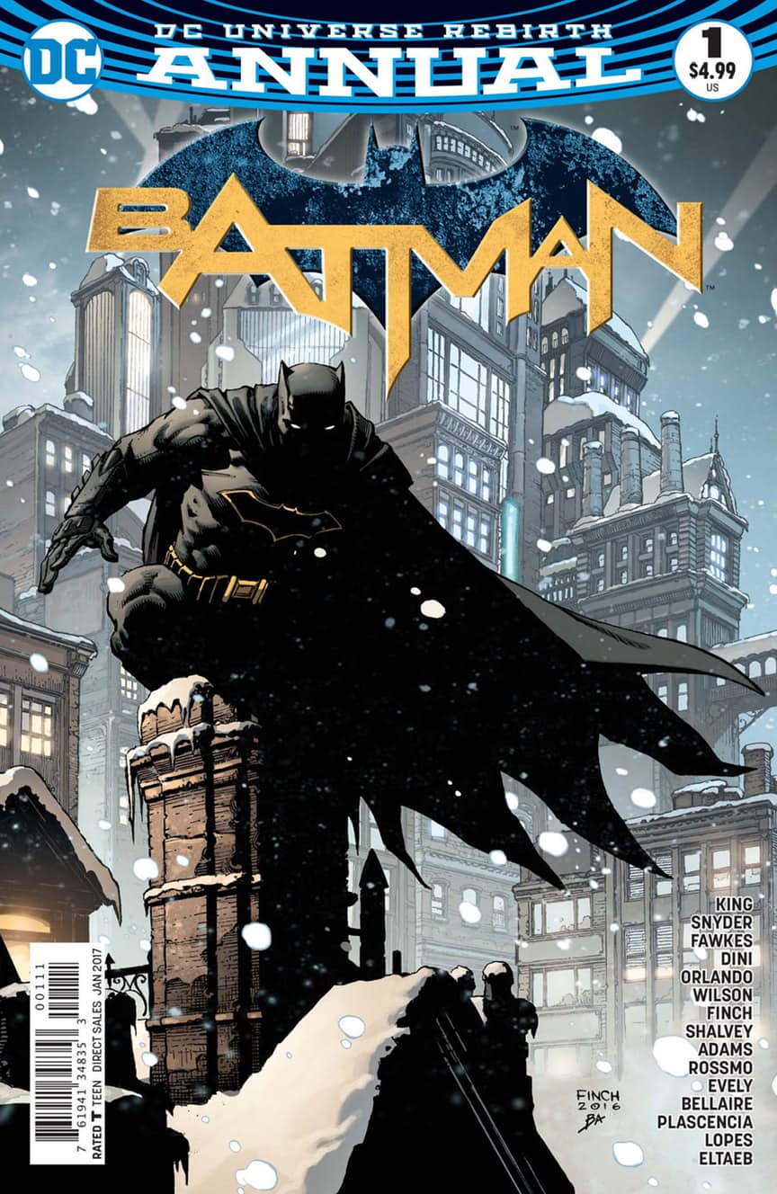 Batman Annual #1, copertina di David Finch