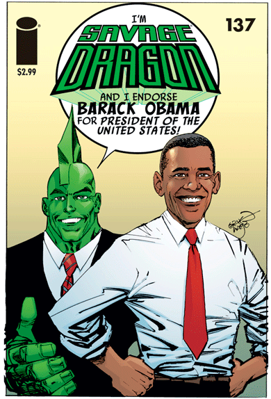 Savage Dragon #137, copertina di Erik Larsen