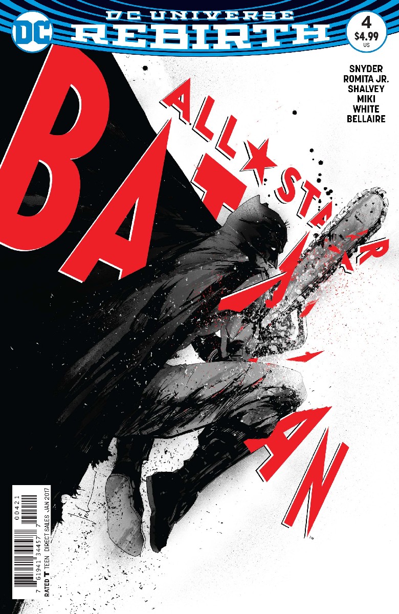 All-Star Batman #4, copertina variant di Jock