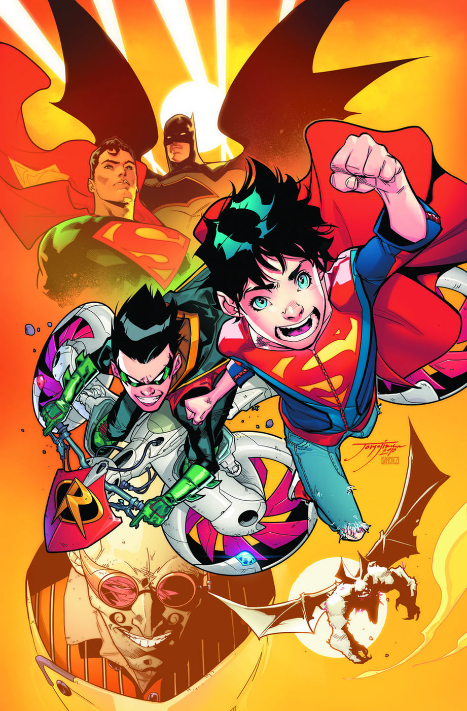 Super Sons #1, copertina di Jorge Jimenez