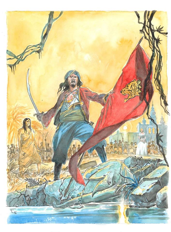 Sandokan, copertina di Pasquale Frisenda