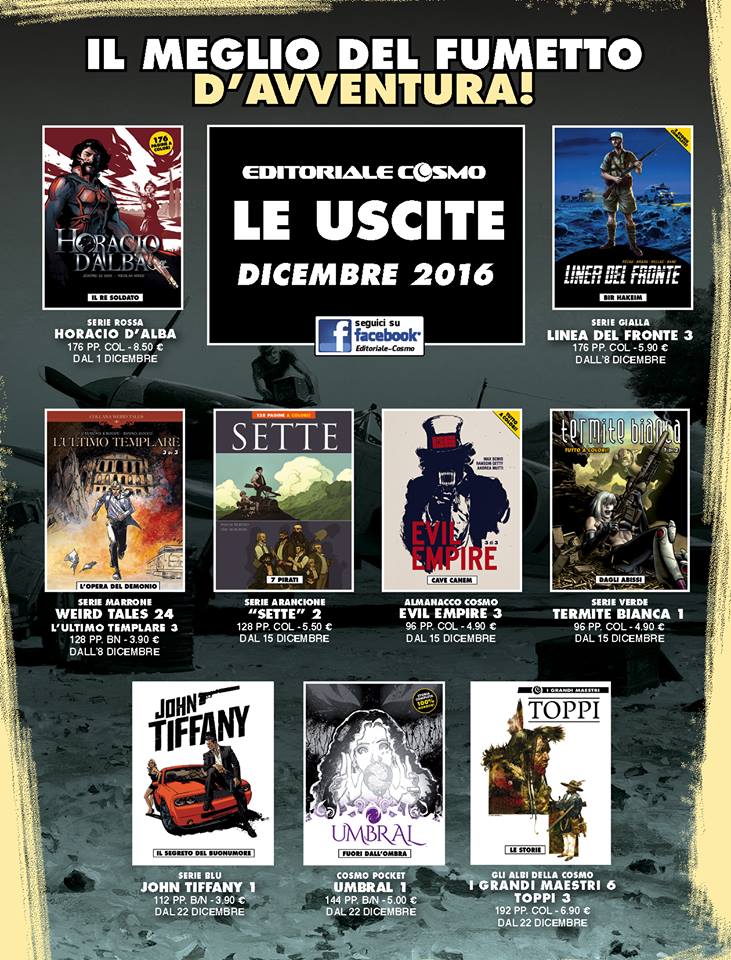 Editoriale Cosmo a dicembre 2016