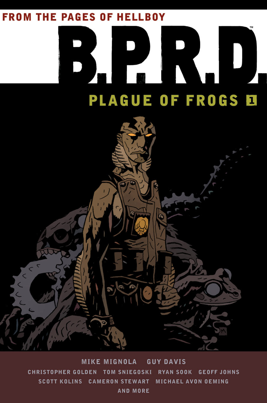 B.P.R.D.: Plague of Frogs #1, copertina di Mike Mignola