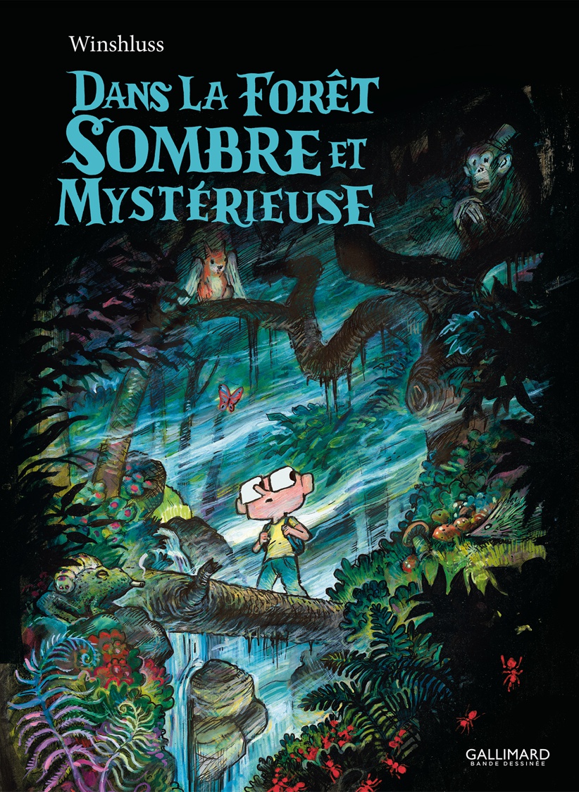 Dans la forêt sombre et mystérieuse, copertina di Winshluss