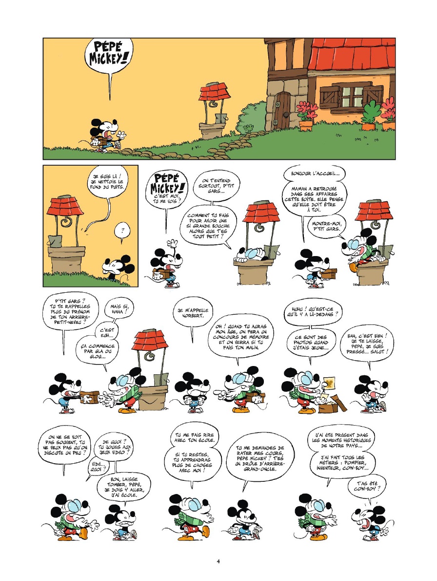 La Jeunesse de Mickey, pagina 3