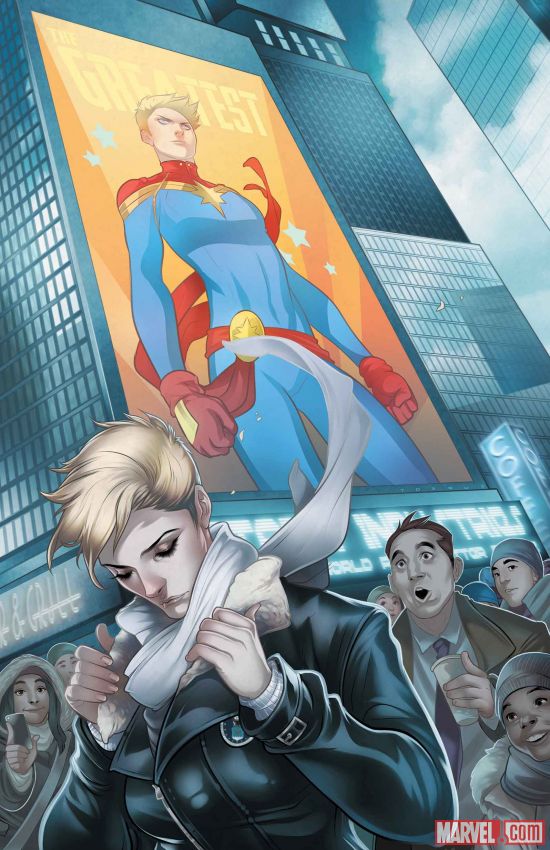 Mighty Captain Marvel #0, copertina di Elizabeth Torque