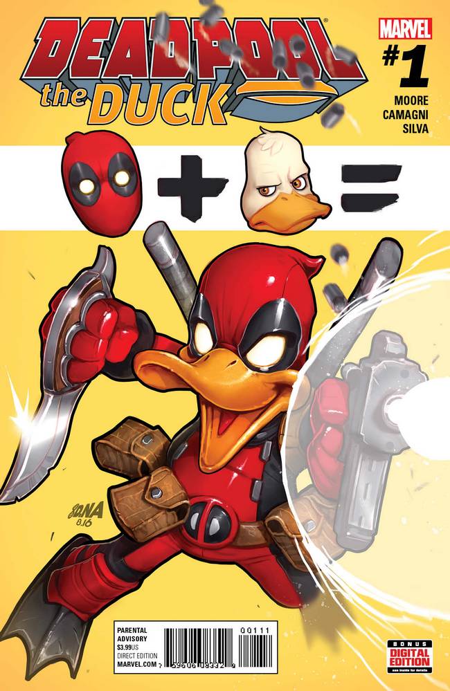 Deadpool the Duck #1, copertina di David Nakayama